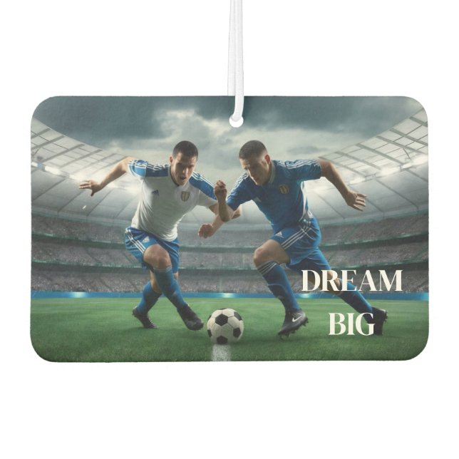 Désodorisant Pour Voiture Rafraîchiseur automatique de soccer (Devant)