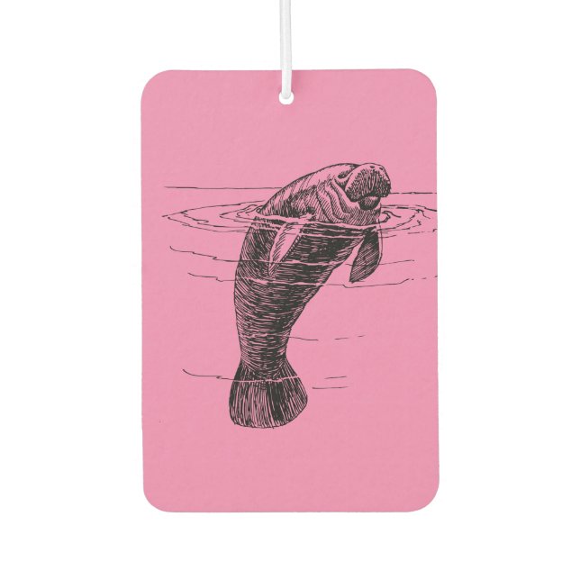 Désodorisant Pour Voiture Rafraîchiseur d'air de Manatee (Devant)