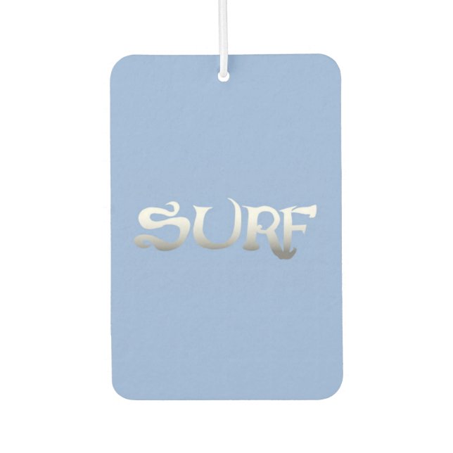 Désodorisant Pour Voiture Rafraîchiseur d'air de voiture bleu surf (Devant)