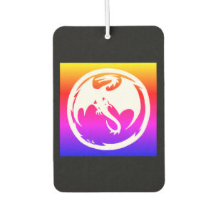 Désodorisant Pour Voiture Rafraîchiseur d'air de voiture Dragon blanc