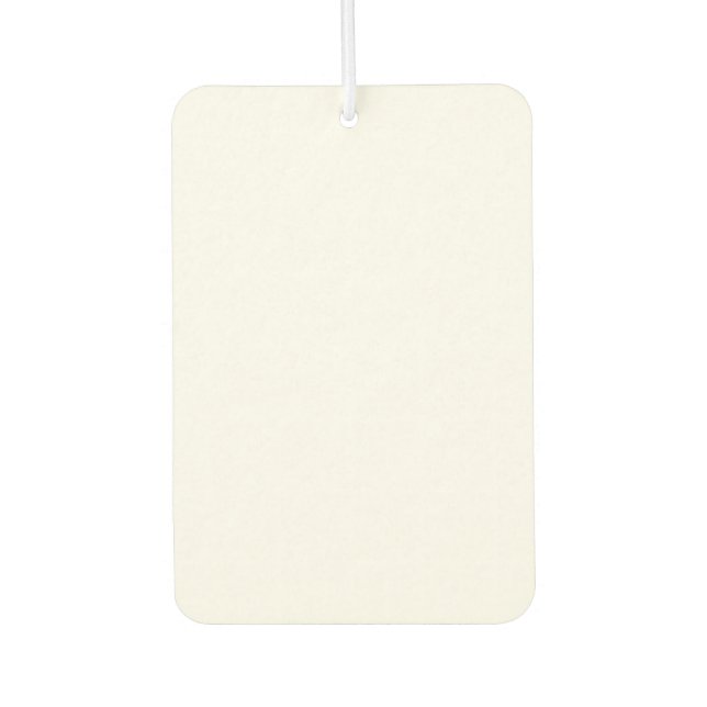Désodorisant Pour Voiture Rectangle blanc (Devant)