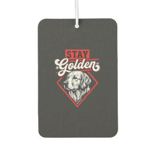 Désodorisant Pour Voiture Restez Golden Retriever doré Chien