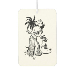 Désodorisant Pour Voiture Retro Danser Hula Girl