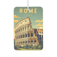 Rome Italie Colisée Voyage Art Vintage