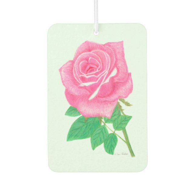 Désodorisant Pour Voiture Rose rose (Devant)