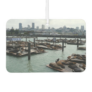 Désodorisant Pour Voiture San Francisco et Otaries de Pier 39 Ciel de la Vil