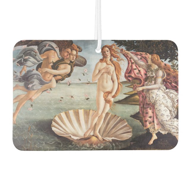 Désodorisant Pour Voiture Sandro Botticelli - Naissance de Vénus (Devant)