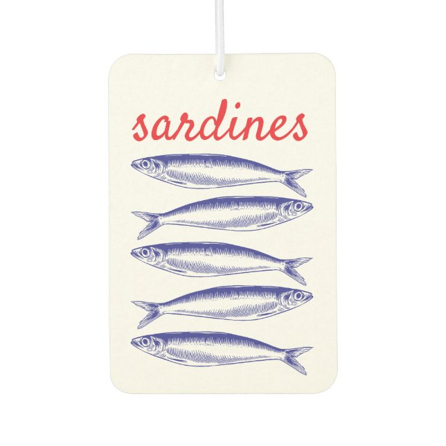 Désodorisant Pour Voiture Sardines (Devant)