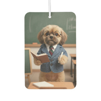 Désodorisant Pour Voiture Scholar Shih Tzu, Professor Classroom Teacher Gift