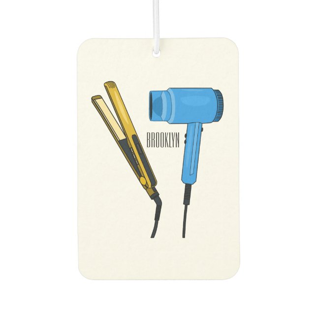 Désodorisant Pour Voiture Sèche-cheveux & lisseuse-cheveux illustration (Devant)
