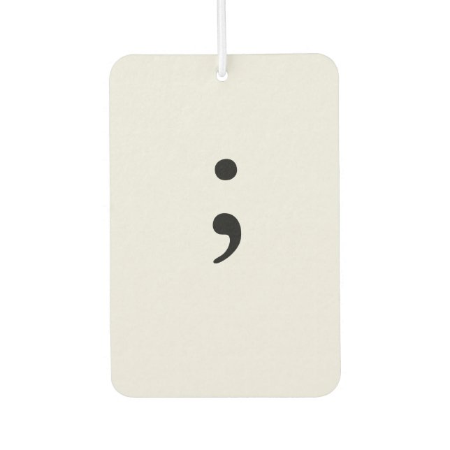 Désodorisant Pour Voiture Semicolon (Devant)