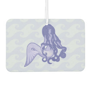 Désodorisant Pour Voiture Sirène assise bleue