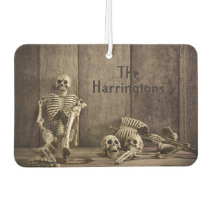 Désodorisant Pour Voiture Skeletons nom personnalisé voiture air fraicheur
