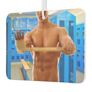 Désodorisant Pour Voiture SlipperyJoe's musculaire cheminée poitrine 6 pack