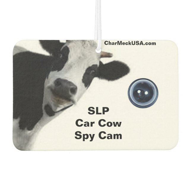 Désodorisant Pour Voiture SLP Voiture Vache Spy Cam (Devant)