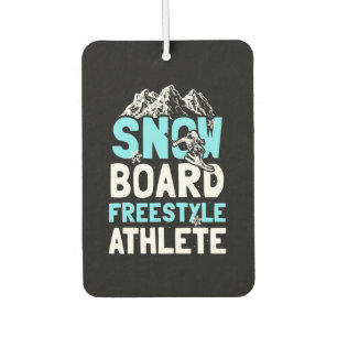 Désodorisant Pour Voiture Snowboard Freestyle Athlète