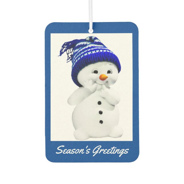 Désodorisant Pour Voiture Snowman Holiday Air Freshener (Devant)