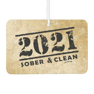 Désodorisant Pour Voiture Sober & Clean Drug & Alcohol Addiction Free