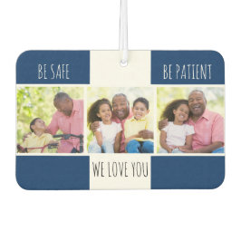 Désodorisant Pour Voiture Soyez en sécurité Patient 3 Photo personnalisée
