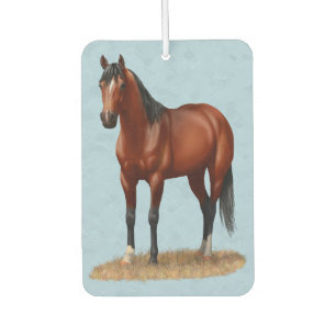 Désodorisant Pour Voiture Stallion Cheval du Quartier Brown Bay