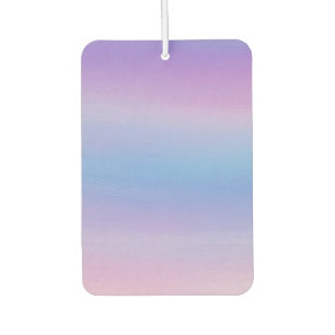 Désodorisant Pour Voiture stries de dégradé violet et bleu