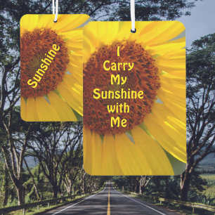 Désodorisant Pour Voiture Sunflower Sunshine Bold Bright car