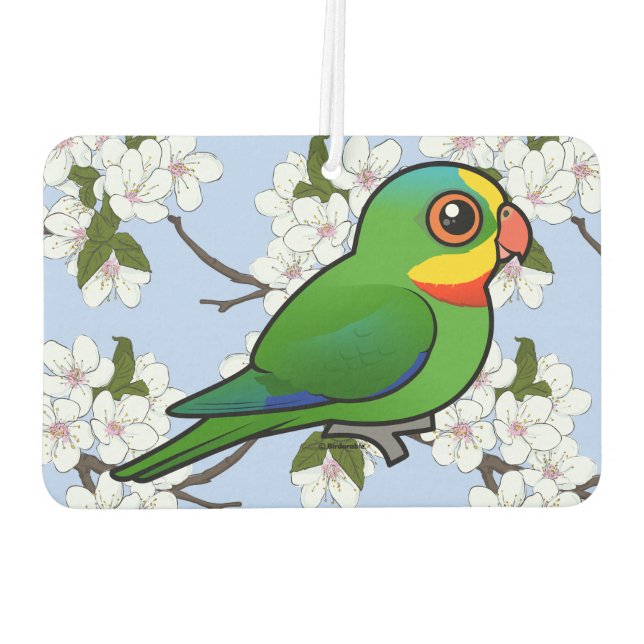 Désodorisant Pour Voiture Superbe perroquet Birdorable (Dos)