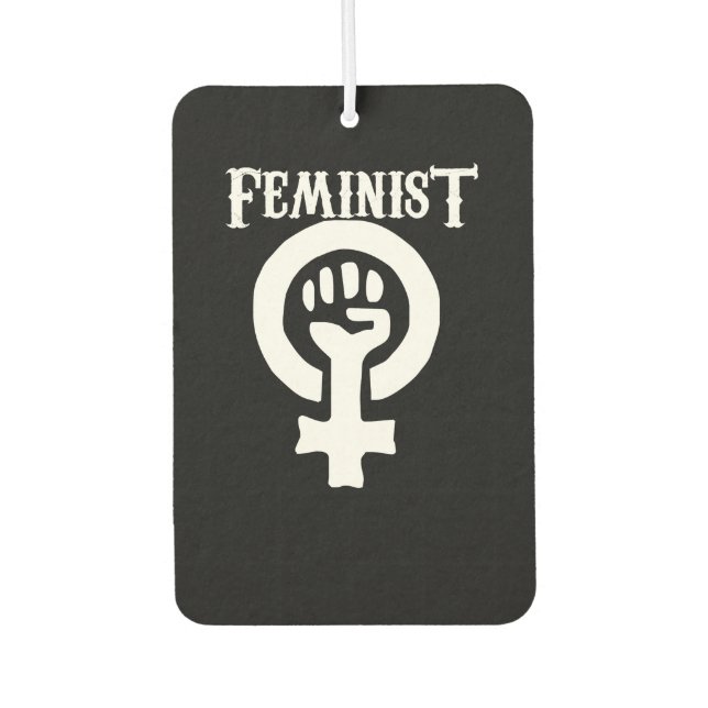 Désodorisant Pour Voiture Symbole féministe (Devant)