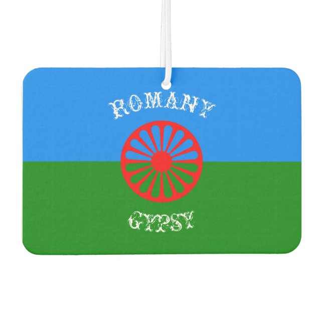 Désodorisant Pour Voiture Symbole officiel du drapeau roumain (Devant)