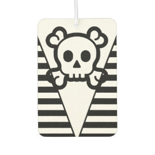 Désodorisant Pour Voiture Symboles simples - SKULL & BONNES + vos idées