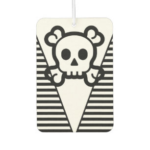 Désodorisant Pour Voiture Symboles simples - SKULL & BONNES + vos idées