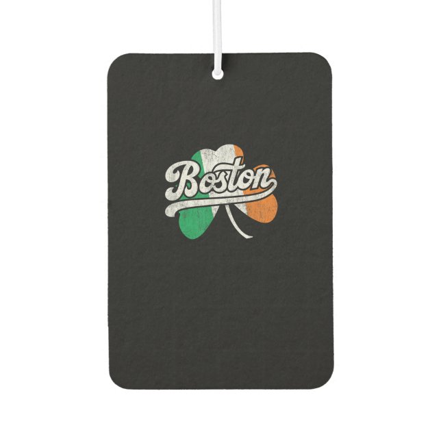 Désodorisant Pour Voiture T-shirt irlandais de Boston (Devant)