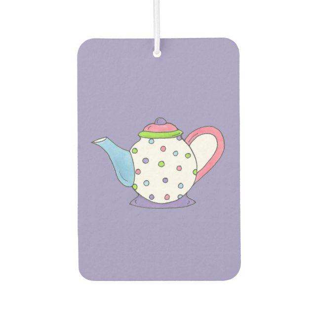 Désodorisant Pour Voiture Tea Time Polka Dot Tea Party Tea Party Tea Party T (Devant)