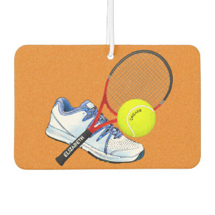 Désodorisant Pour Voiture Tennis Shoe Ball And Racket With Your Custom