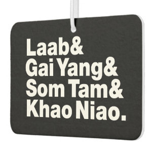 Désodorisant Pour Voiture Thai Isaan Street Food