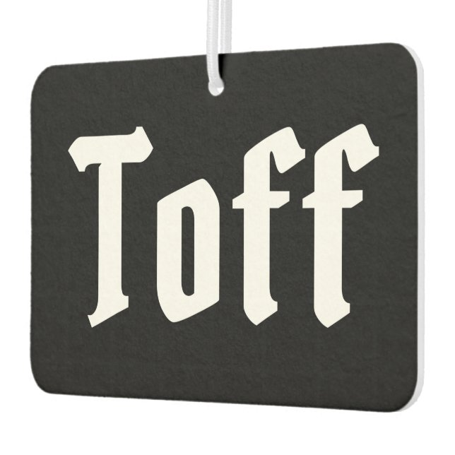 Désodorisant Pour Voiture Toff Air Freshener (Gauche)