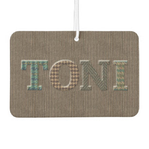 Désodorisant Pour Voiture Toni Oxford Tweed Design