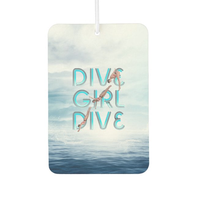 Désodorisant Pour Voiture TOP Dive Girl Dive Air Freshener (Devant)