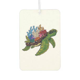 Désodorisant Pour Voiture Tortue Alligator à oreilles rouges
