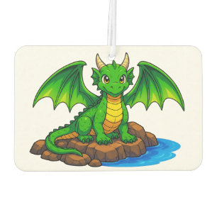 Désodorisant Pour Voiture Un petit dragon vert