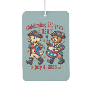 Désodorisant Pour Voiture USA 250th Anniversary Souvenir - Patriotique