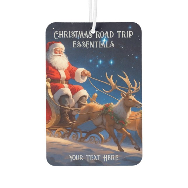 Désodorisant Pour Voiture Vacances de Noël (Dos)