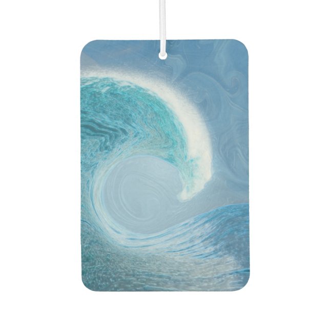 Désodorisant Pour Voiture Vague Bleue Artistique (Devant)