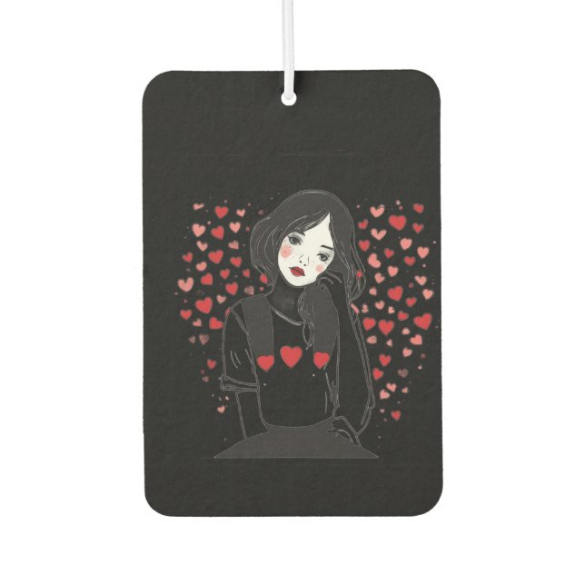 Désodorisant Pour Voiture valentines day (Devant)