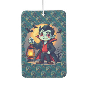 Désodorisant Pour Voiture Vampire mignon avec Lantern Kawaii Halloween