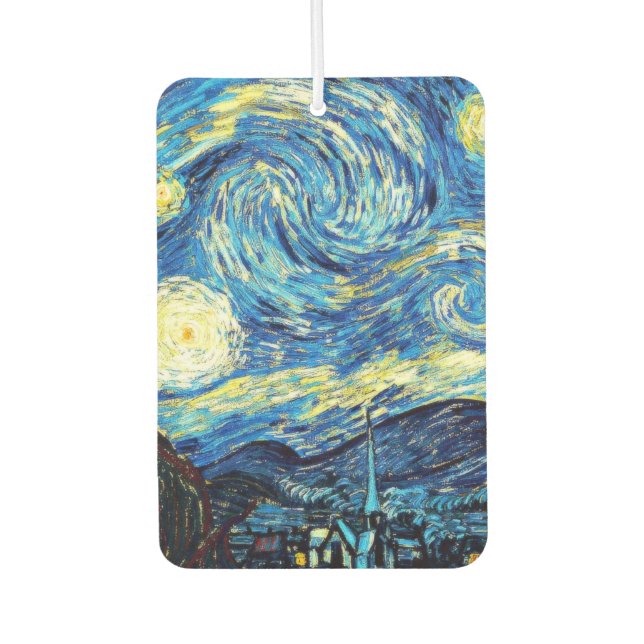 Désodorisant Pour Voiture Van Gogh - Starry Night (Devant)