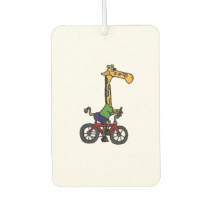 Désodorisant Pour Voiture Vélo cool Giraffe équitation