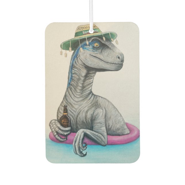 Désodorisant Pour Voiture Vélociraptor Fraîcheur - Freshener (Devant)