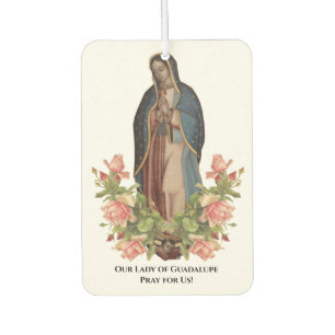 Désodorisant Pour Voiture Vierge religieuse Marie Guadalupe catholique espag