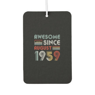 Désodorisant Pour Voiture Vintage stupéfiant depuis août 1959 63e anniversai